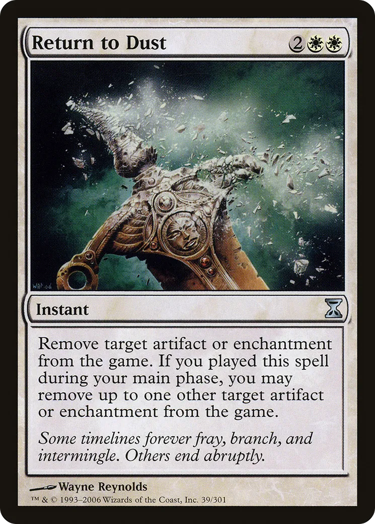 Return to Dust — Time Spiral — Magic: The Gathering
