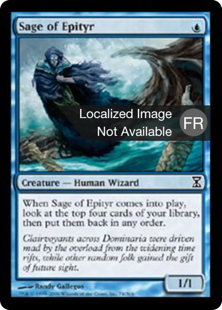 Sage d'Epityr — Time Spiral — Magic: The Gathering