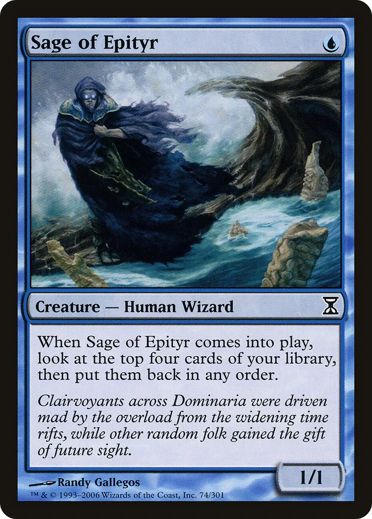 Sage d'Epityr — Time Spiral — Magic: The Gathering