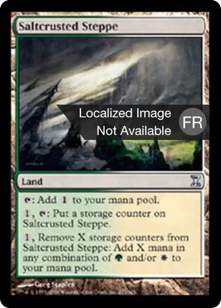 Steppes de sel — Time Spiral — Magic: The Gathering