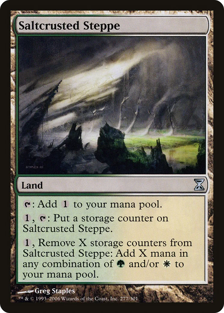 Saltcrusted Steppe — Time Spiral — Magic: The Gathering