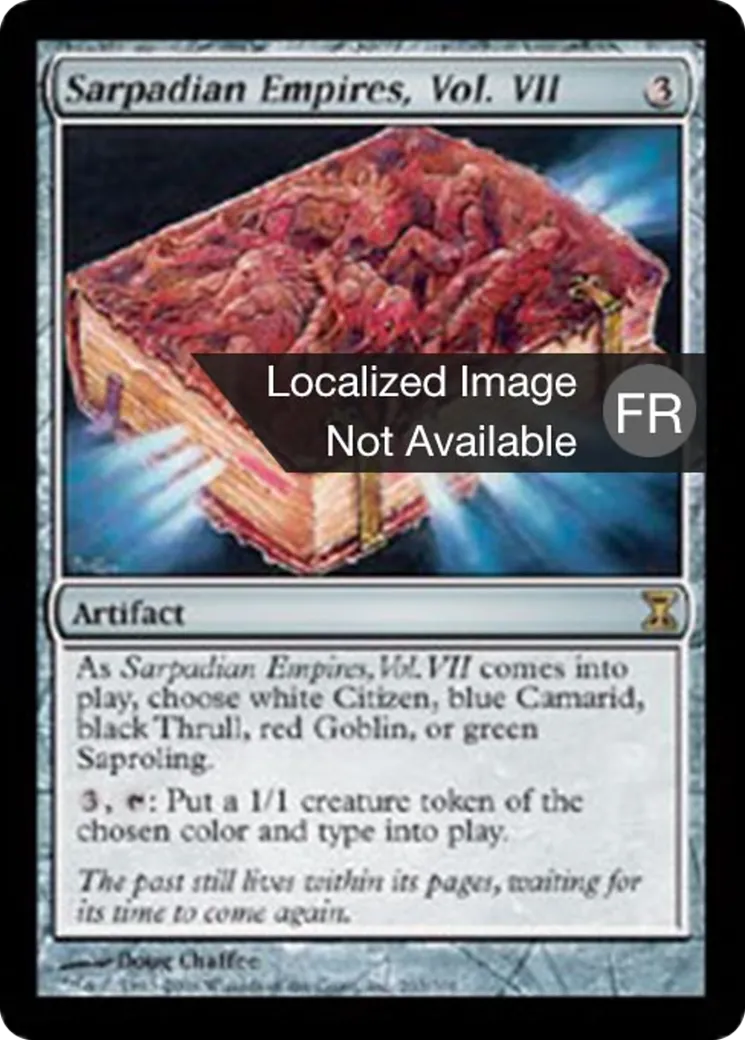 Les Empires sarpadiens, Vol. VII — Time Spiral — Magic: The Gathering
