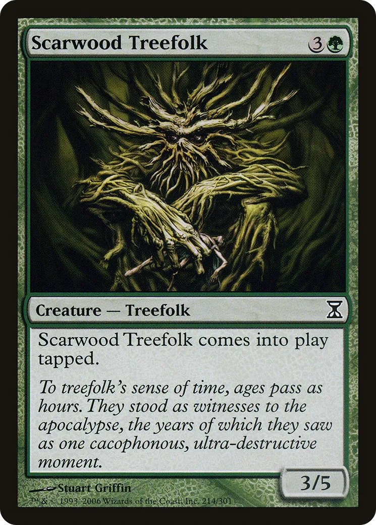 Scarwood Treefolk — Time Spiral — Magic: The Gathering