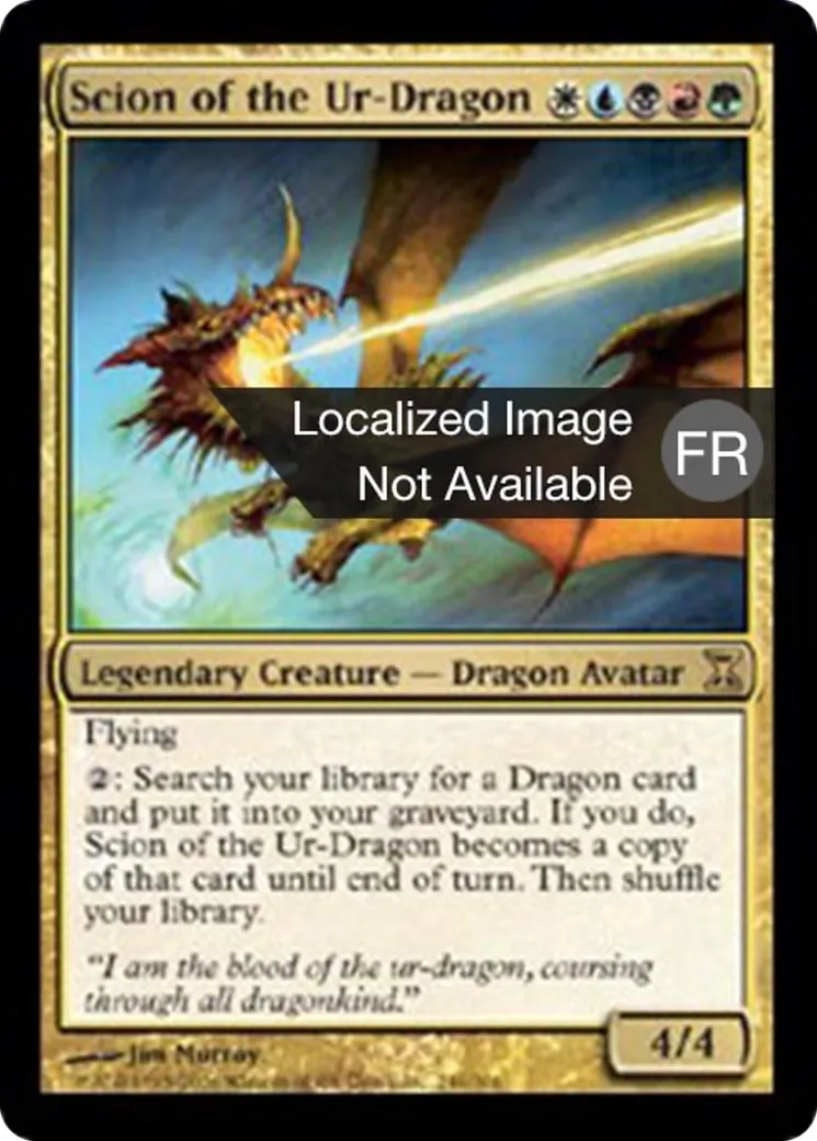 Scion de l'Ur-Dragon — Time Spiral — Magic: The Gathering