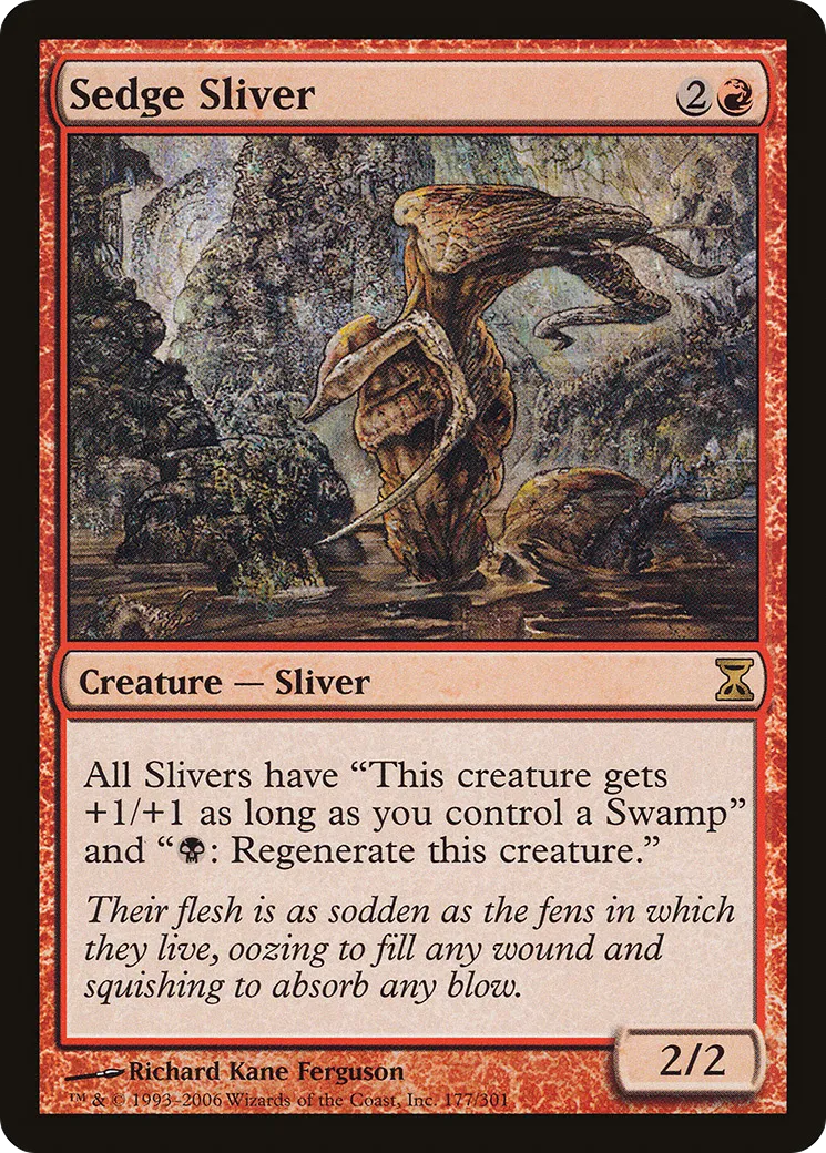 Sedge Sliver — Time Spiral — Magic: The Gathering