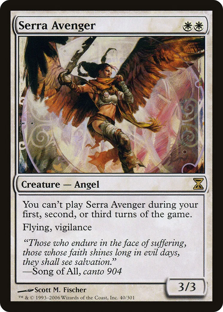 Serra Avenger — Time Spiral — Magic: The Gathering