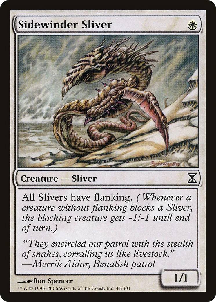 Sidewinder Sliver — Time Spiral — Magic: The Gathering