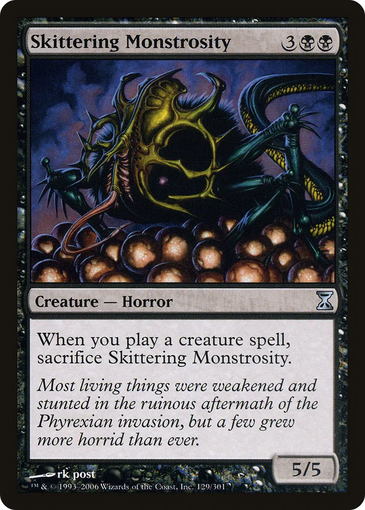 Skittering Monstrosity — Time Spiral — Magic: The Gathering