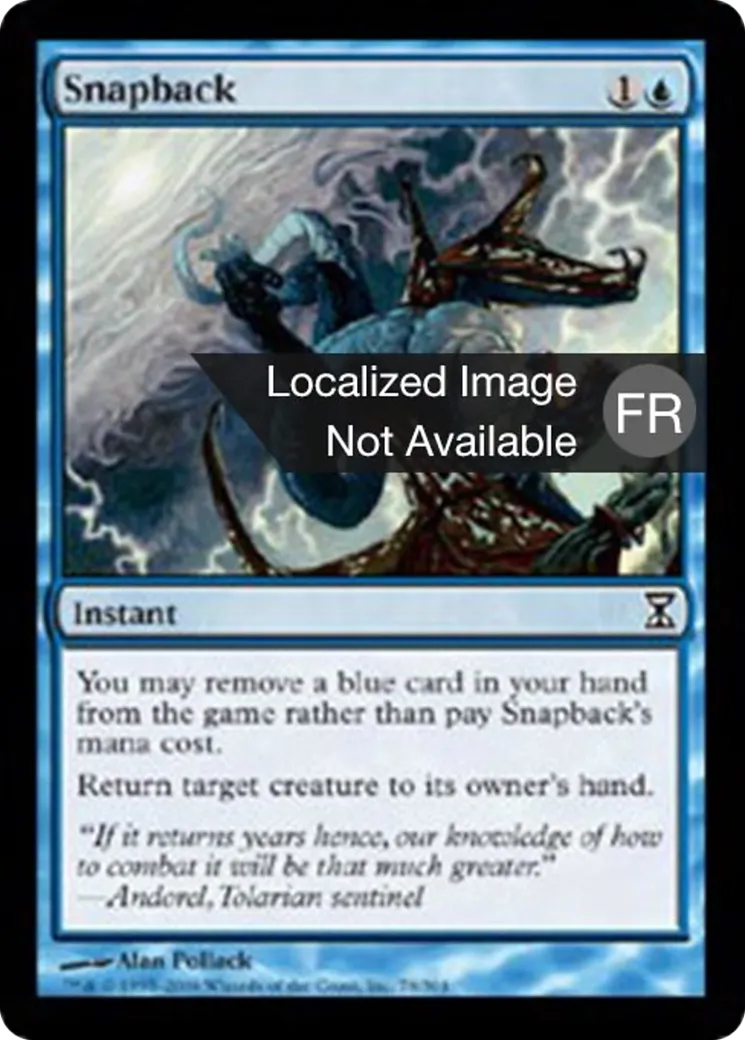 Prise en retour — Time Spiral — Magic: The Gathering