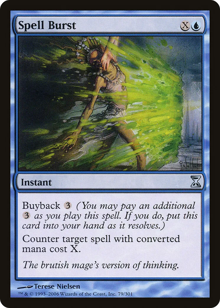 Spell Burst — Time Spiral — Magic: The Gathering