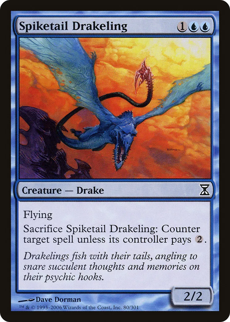 Spiketail Drakeling — Time Spiral — Magic: The Gathering