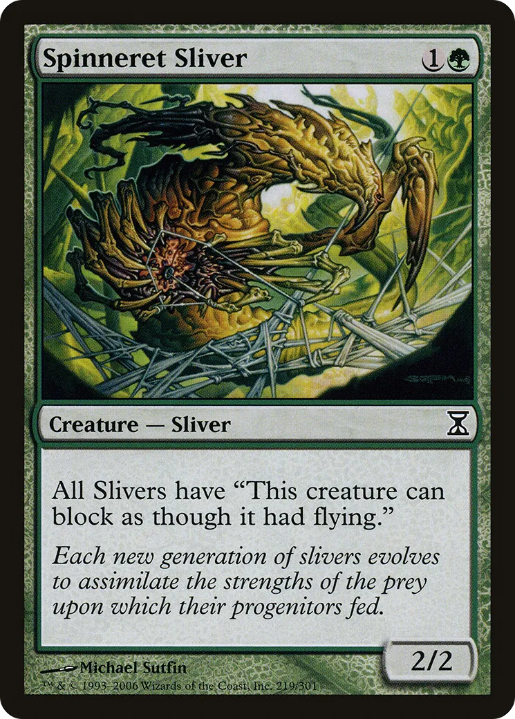 Spinneret Sliver — Time Spiral — Magic: The Gathering