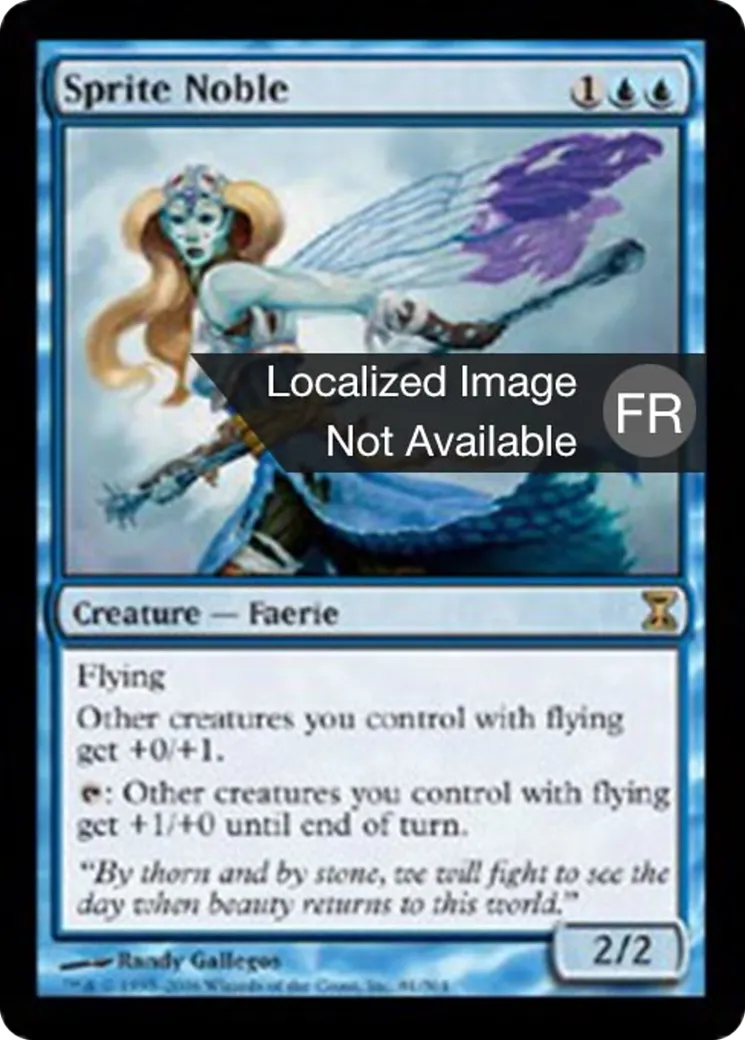 Noble farfadette — Time Spiral — Magic: The Gathering