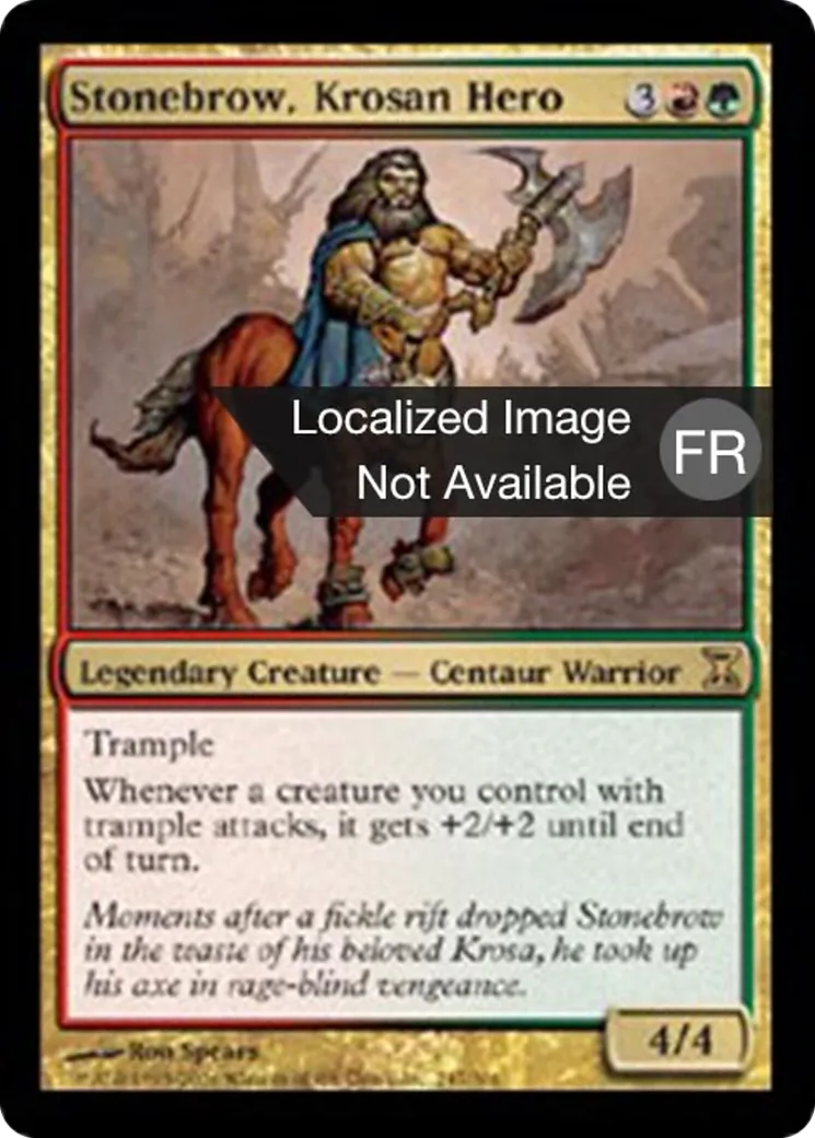 Fronderosh, héros de la Krosia — Time Spiral — Magic: The Gathering