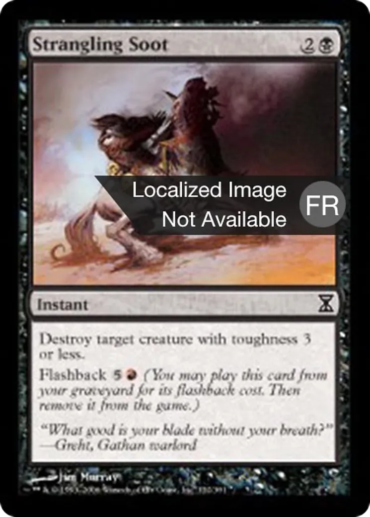 Suie étrangleuse — Time Spiral — Magic: The Gathering