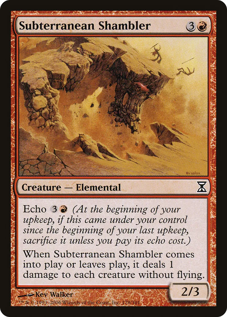 Subterranean Shambler — Time Spiral — Magic: The Gathering