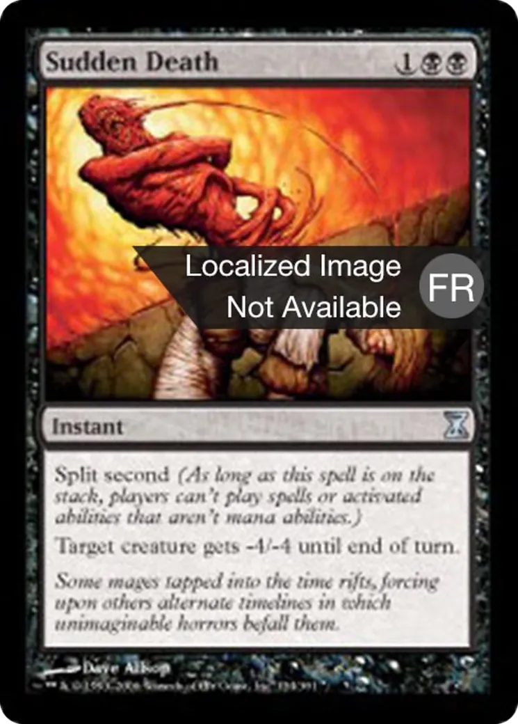 Mort soudaine — Time Spiral — Magic: The Gathering