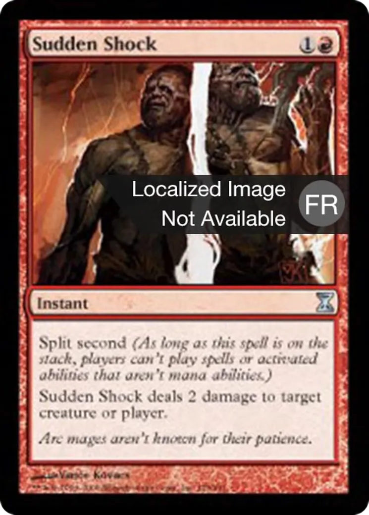 Choc soudain — Time Spiral — Magic: The Gathering
