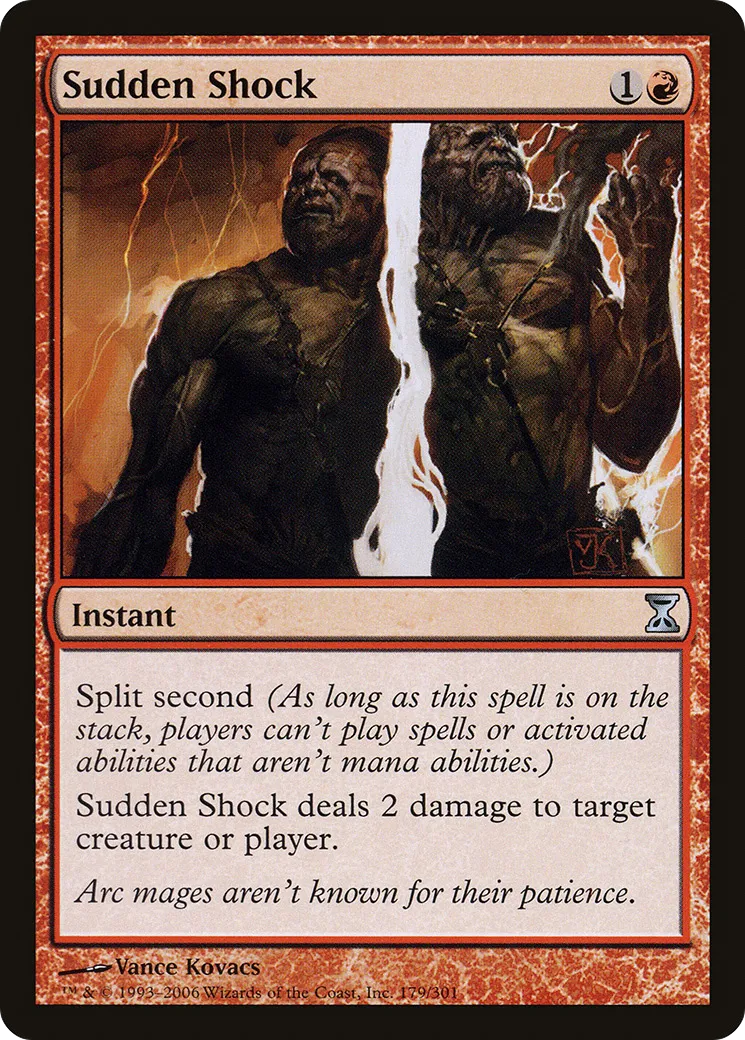 Choc soudain — Time Spiral — Magic: The Gathering