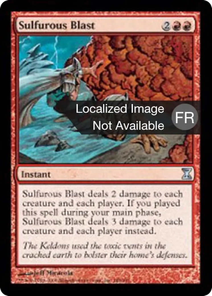 Salve sulfureuse — Time Spiral — Magic: The Gathering
