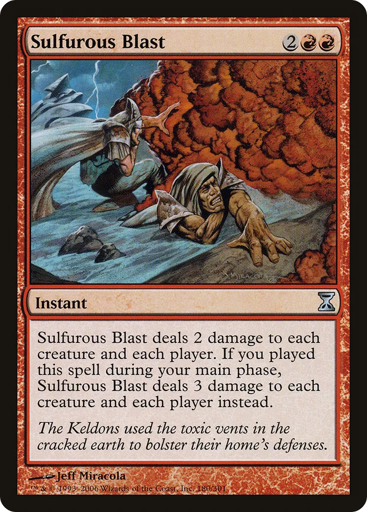 Salve sulfureuse — Time Spiral — Magic: The Gathering