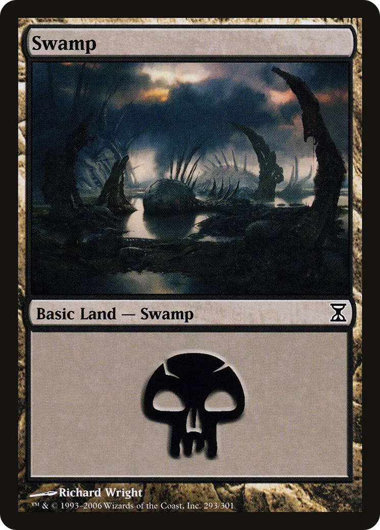 Swamp — Time Spiral — Magic: The Gathering