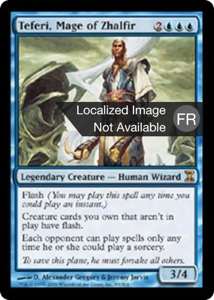 Téfeiri, mage de Zhalfir — Time Spiral — Magic: The Gathering