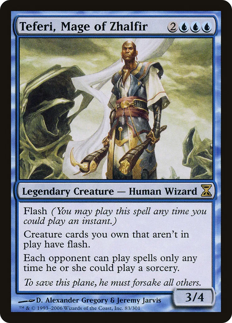 Téfeiri, mage de Zhalfir — Time Spiral — Magic: The Gathering