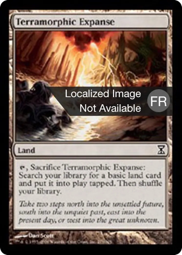Immensité terramorphe — Time Spiral — Magic: The Gathering