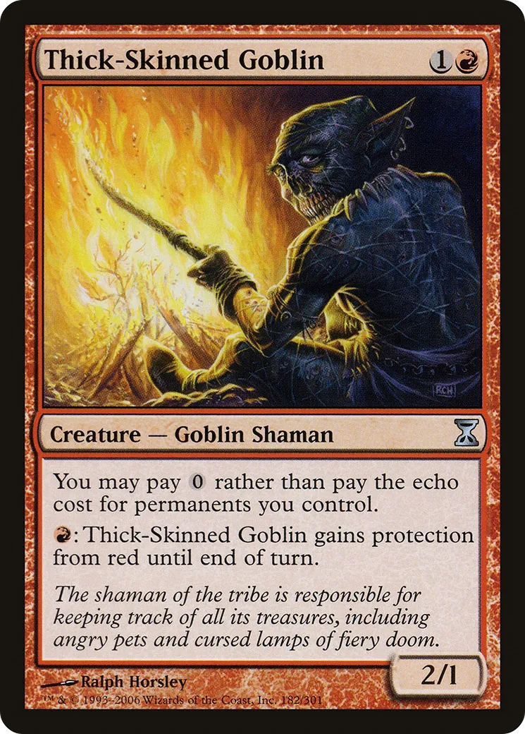 Thick-Skinned Goblin — Time Spiral — Magic: The Gathering