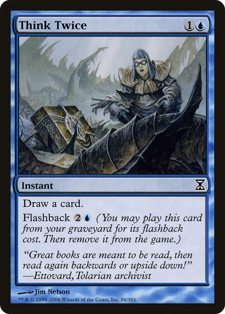 Think Twice — Time Spiral — Magic: The Gathering