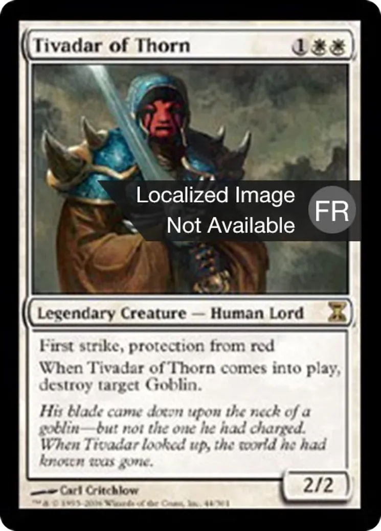 Tivadar de Thorn — Time Spiral — Magic: The Gathering