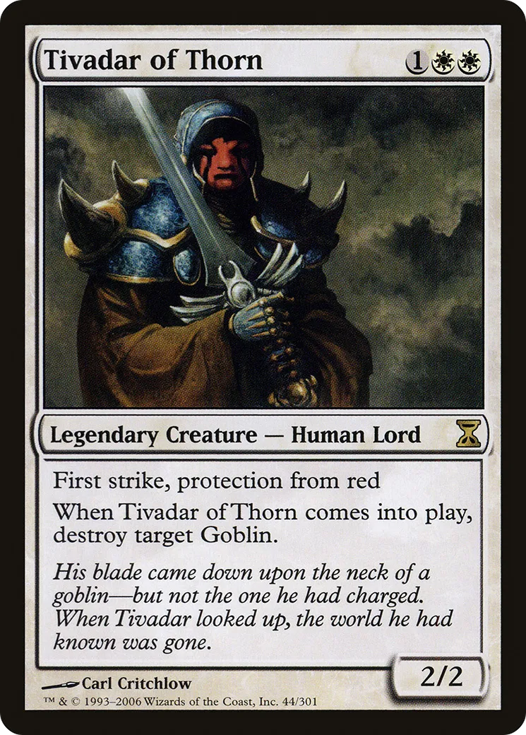 Tivadar of Thorn — Time Spiral — Magic: The Gathering