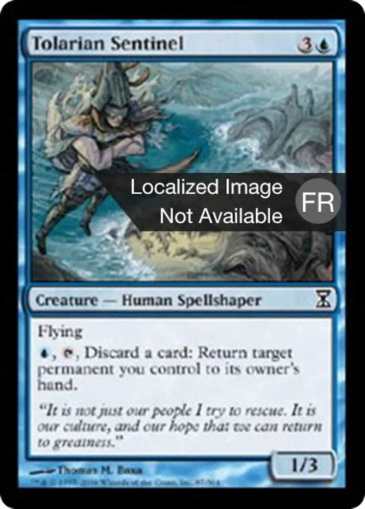 Sentinelle tolariane — Time Spiral — Magic: The Gathering