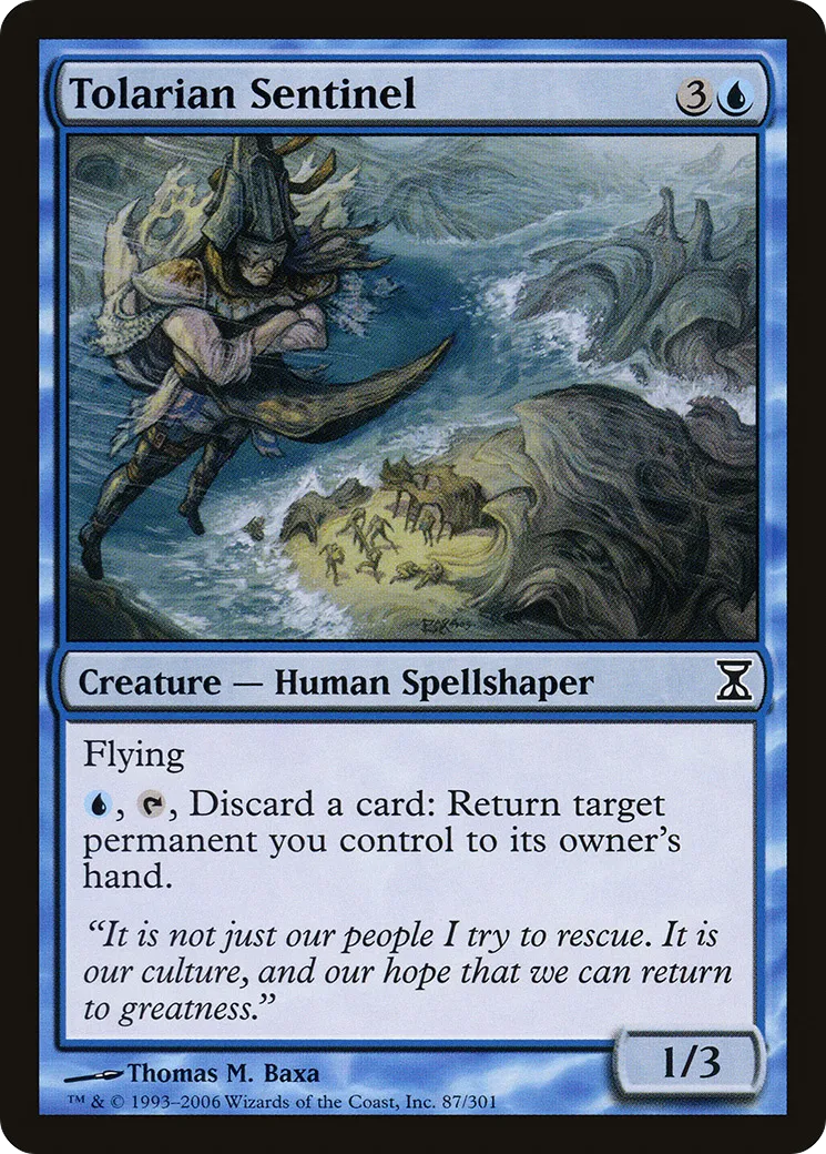 Tolarian Sentinel — Time Spiral — Magic: The Gathering