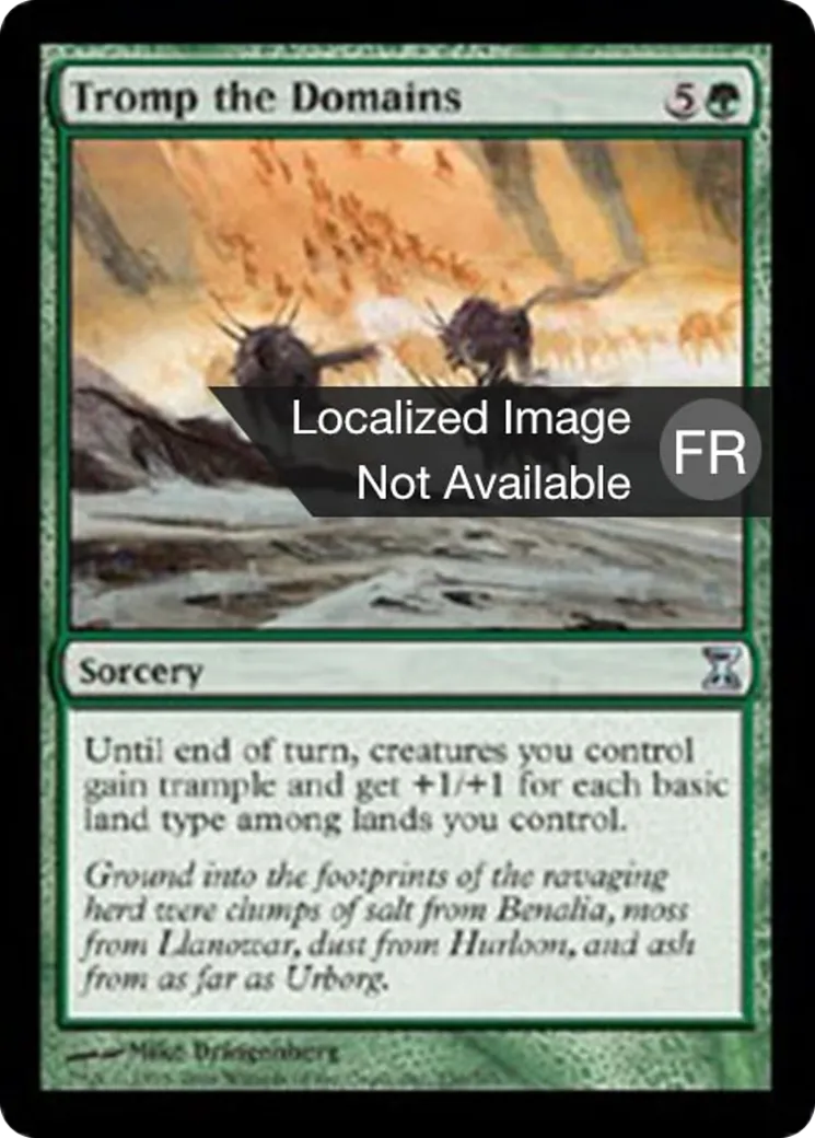Fouler les domaines — Time Spiral — Magic: The Gathering