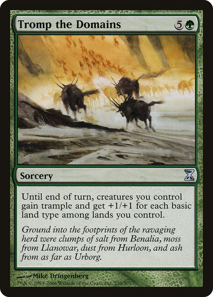 Tromp the Domains — Time Spiral — Magic: The Gathering