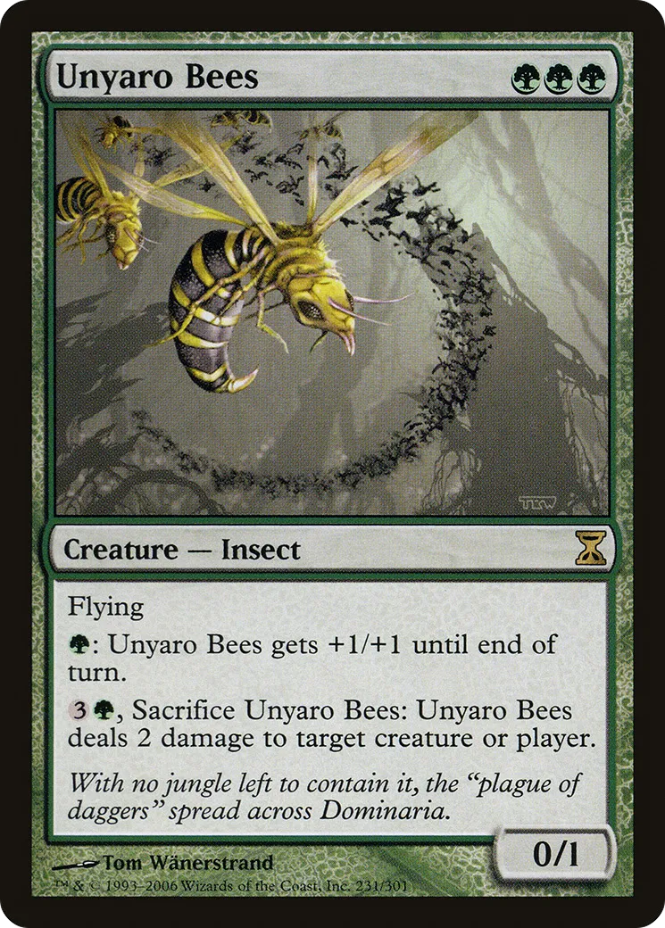 Unyaro Bees — Time Spiral — Magic: The Gathering