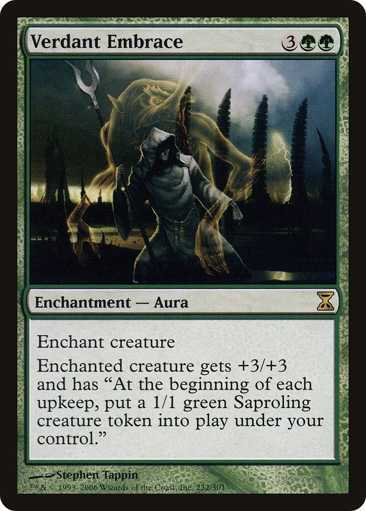 Verdant Embrace — Time Spiral — Magic: The Gathering