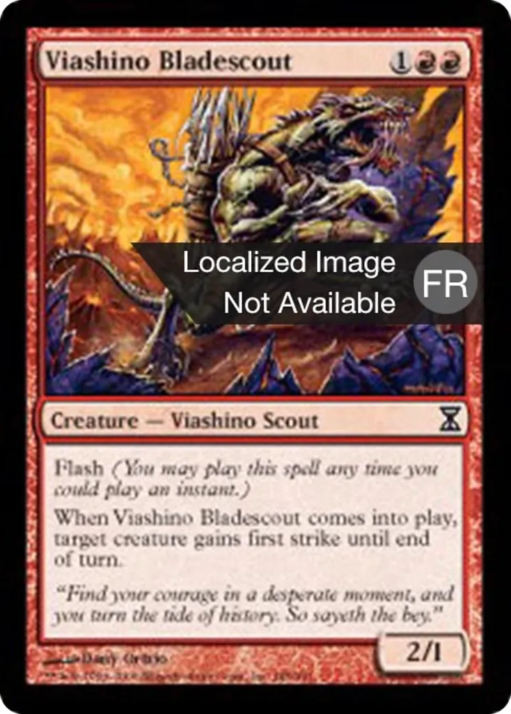 Éclaireur aux lames viashino — Time Spiral — Magic: The Gathering