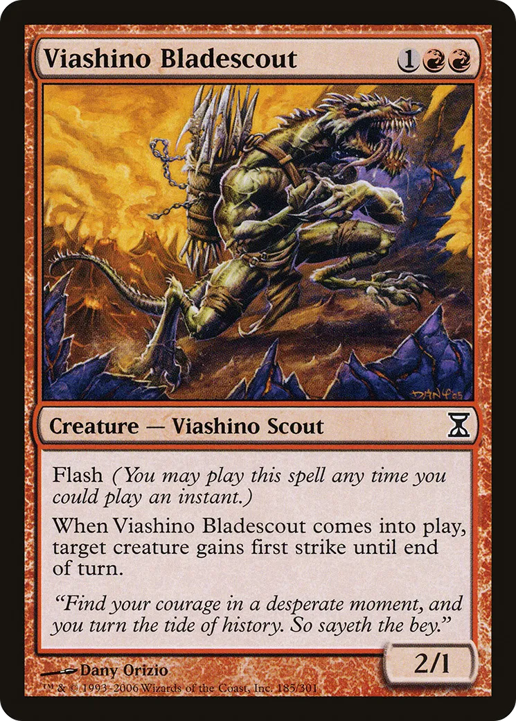 Viashino Bladescout — Time Spiral — Magic: The Gathering
