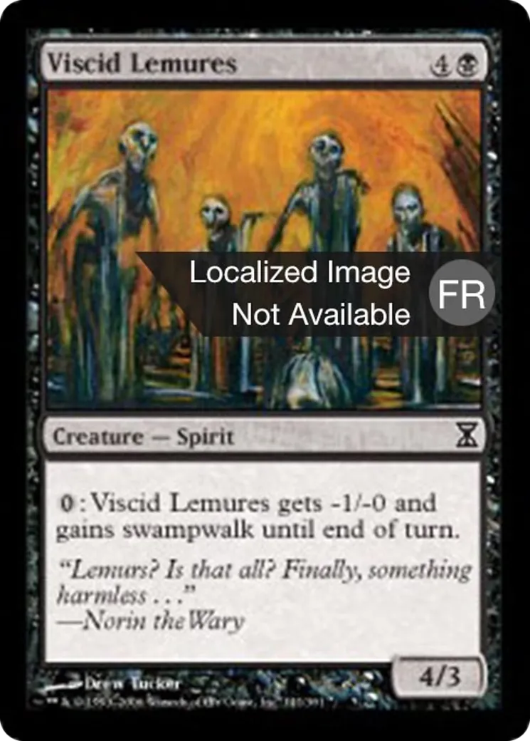 Lémurs visqueux — Time Spiral — Magic: The Gathering