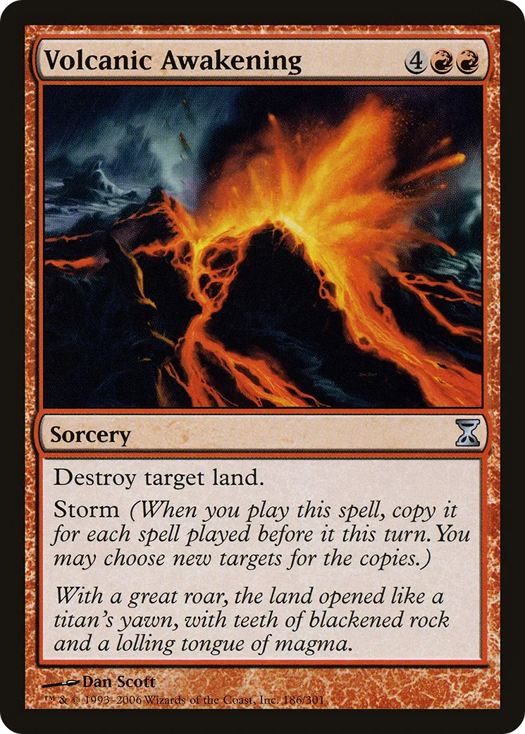 Volcanic Awakening — Time Spiral — Magic: The Gathering