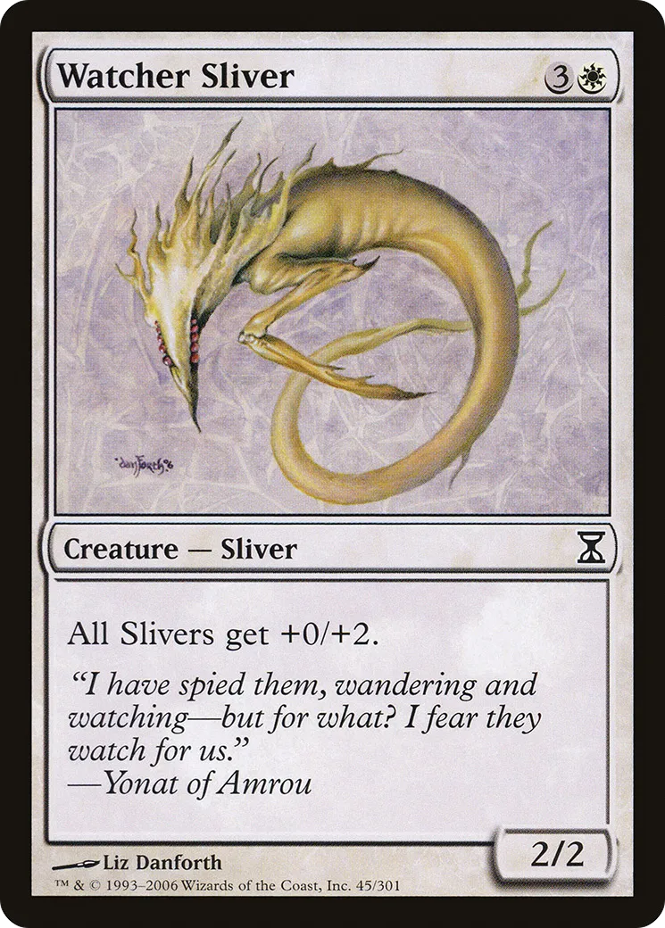 Watcher Sliver — Time Spiral — Magic: The Gathering