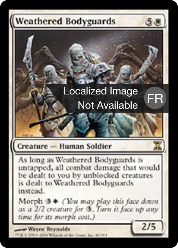 Gardes du corps hâlés — Time Spiral — Magic: The Gathering