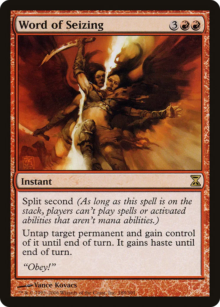 Word of Seizing — Time Spiral — Magic: The Gathering