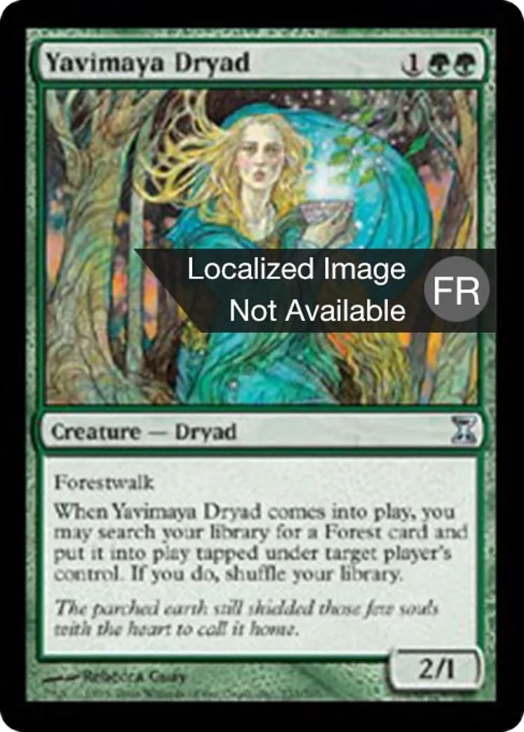 Dryade de la Yavimaya — Time Spiral — Magic: The Gathering