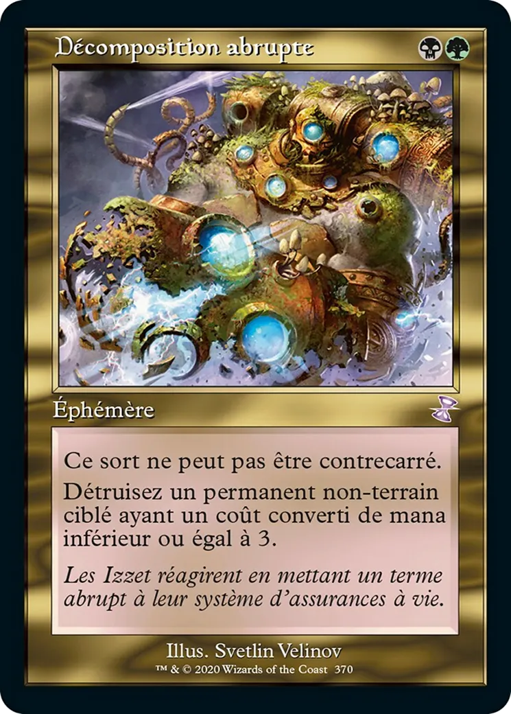 Décomposition abrupte — Time Spiral Remastered — Magic: The Gathering