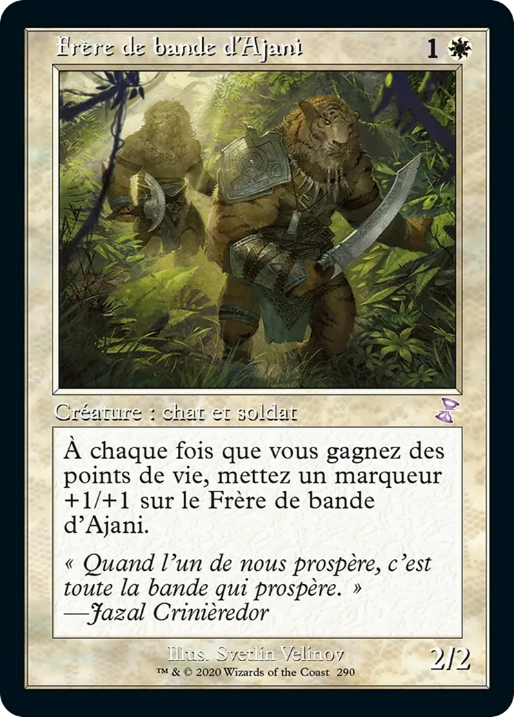 Frère de bande d'Ajani — Time Spiral Remastered — Magic: The Gathering
