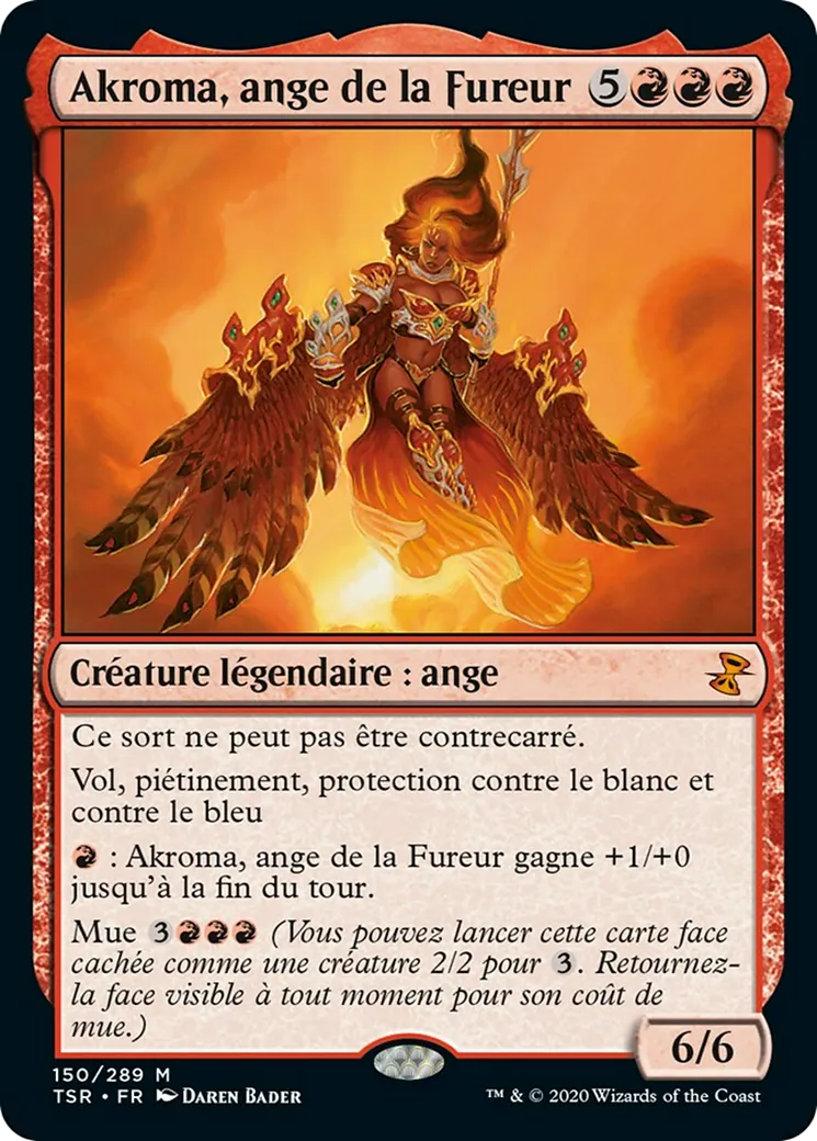 Akroma, ange de la Fureur — Time Spiral Remastered — Magic: The Gathering